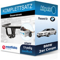 Für BMW 2er Coupe 12- WESTFALIA Anhängerkupplung starr + 13polig E-Satz AHK