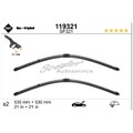 1x SWF Scheibenwischer Set vorne für Skoda VW | 636650