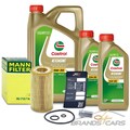 MANN-FILTER ÖLFILTER+7L CASTROL EDGE 5W-30 LL FÜR MERCEDES BENZ C-KLASSE