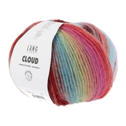 Wolle Kreativ! Lang Yarns - Cloud - Fb. 5 bordeaux grün blau 100 g