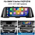 10.25'' Wireless Carplay Autoradio GPS NAVI BT Für BMW 5er F10 F11 2013-2017 NBT