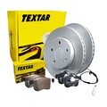 Textar Bremsscheiben Beläge vorne für VW Golf 5 6 Caddy für AUDI A3 Octavia Leon