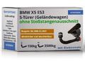ANHÄNGERKUPPLUNG für BMW X5 E53 00-07 abnehmbar WESTFALIA +7pol E-Satz JAEGER