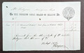 1878 Penrith Local Board of Health Rate Quittung nach Hodgson Musgrave Hall