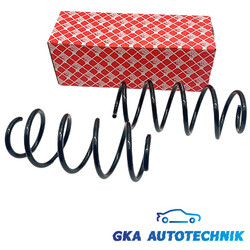 2X FEBI BILSTEIN Fahrwerksfeder Feder passend für AUDI A3 SKODA OCTAVIA