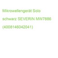 Mikrowellengerät Solo schwarz SEVERIN MW7886 (4008146042041)