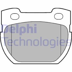 Bremsbelagsatz  Scheibenbremse hinten Delphi LP777 für LAND ROVER
