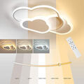 LED Design Deckenleuchte Dimmbar Deckenlampe mit Fernbedienung Wohnzimmer Flur
