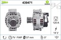 Lichtmaschine Generator Lima VALEO ORIGINS - NEW O.E. TECHNOLOGIE 439471 für CLC