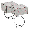2X NK ABS-SENSOR RADDREHZAHL HINTEN passend für LAND ROVER DEFENDER DISCOVERY RA
