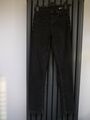 Neu ohne Etikett neue M&S Collection atemberaubende gerade Passform verblasste schwarze Mixjeans Größe 8 Reg