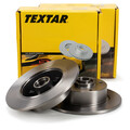 TEXTAR 92010300 Bremsscheiben Ø 278mm + Radnabe für VW KÄFER vorne 113407075