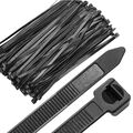 Kabelbinder 100 Stück Schwarz Nylon UV-Beständig UL94V2 Brandschutz 3,6 x 200 mm