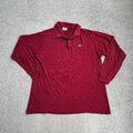 LACOSTE Herren Vintage Poloshirt Langarm Extra Large Polohemd Polo 25615 Rot
