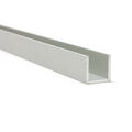 Aluminium U-Profile ELOXIERT 2,5-3 m U-Schiene Aluprofil Alu U Profil C-Profil C