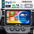 8-Kern 6+128G Android 14 1 Din Autoradio GPS Navi CarPlay DAB+ WiFi SWC FM BT5.0