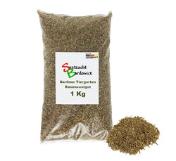 1kg Rasensamen Berliner Tiergarten Rasen Grassamen Zierrasen Gras Nachsaat Saat