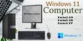 Windows 11 VOLLCOMPUTERPAKET DELL HP DUAL CORE/i3/i5 PC 19" MONITOR