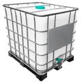 1000l IBC Container Regenwassertank FOOD Reste auf Palette (Gebraucht/Ungespült)