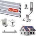 Photovoltaik Solar Halterung Ziegeldach Montage PV Modul Set Befestigung Schiene