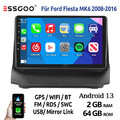 Für Ford Fiesta MK6 2008-2016 64G Android14 Autoradio Carplay GPS Navi SWC BT FM