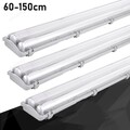 LED Feuchtraumleuchte Wannenleuchte IP65 60/120/150cm Bürolampe T8 Röhrenlampe