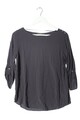ESPRIT Schlupf-Bluse Damen Gr. DE 40 hellgrau Casual-Look