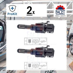 2x ORIGINAL® Facet Sensor, Ansauglufttemperatur für BMW X3 3 Compact 5 Touring