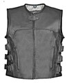 Biker Leder weste Kutte Herren Schwarz Chopper Rocker Motorrad Top Qualität