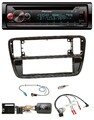Pioneer Lenkrad DAB CD Bluetooth USB Autoradio für VW Up AA AAN 11-16 Klavierlac