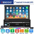 DAB+ 4+64G Android 14 Autoradio 1 DIN Carplay GPS NAVI WiFi RDS Bluetooth AUX 7"
