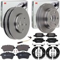 NK BREMSSCHEIBEN + BELÄGE + HANDBREMSE passend für MERCEDES A+B-KLASSE W169 W245