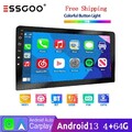4+64G Android 13 Autoradio Carplay 10 Zoll 2 DIN GPS Navi RDS Bluetooth WIFI USB