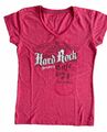 🎸 Hard Rock Cafe T-Shirt, Rot, 38 (L) Gepflegt, Aufdruck Hamburg