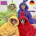 2025 Adult Teletubbies Costume Disi Onesis Lala Cosplay Jumpsuit Pajama-Carneval