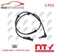 ABS SENSOR DREHZAHLFÜHLER PAAR NTY HCA-FT-003 2PCS V FÜR OPEL CORSA D,CORSA E