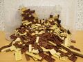 LEGO 150 x Fliese in braun und beige (tan) Kacheln glatte Plättchen *bunter Mix*