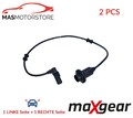 ABS SENSOR DREHZAHLFÜHLER PAAR MAXGEAR 20-0370 2PCS A FÜR MERCEDES-BENZ