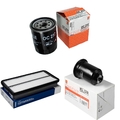 MAHLE / KNECHT Kraftstofffilter KL 129 Luftfilter LX 809 Ölfilter OC 217
