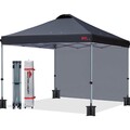 Pop-up Pavillon 3x3m faltbar Garten Camping Party Festzelt schwarz