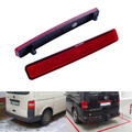 2x Reflektor Rückstrahler Stoßstange Hinten Rot für VW Multivan V 2003 2.5 TDI