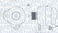 MAGNETI MARELLI 063731810010 Generator für AUDI,SEAT,SKODA,VW