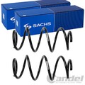 2X SACHS FAHRWERKSFEDERN HINTEN PASSEND FÜR DACIA LODGY LINKS+RECHTS