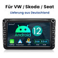 8" Autoradio Android 12 Carplay GPS Navi Für VW GOLF 5 6 PASSAT Touran SWC DAB+