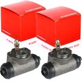 2x HERTH+BUSS JAKOPARTS RADBREMSZYLINDER passend für DAIHATSU CUORE MOVE TREVIS