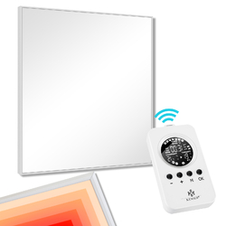 KESSER® Infrarotheizung Mit Thermostat Infrarot Wandheizung Elektroheizung IP44NEU✔️300W - 1200W ✔️Energiesparend ✔️Fernbedienung