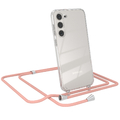 EAZY CASE für Samsung Galaxy S23 Plus Hülle mit Band Handykette Silikon Rosa