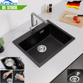Granitspüle Küchenspüle Granit Siphon Einbauspüle Spülbecken Spüle Granit 55x45