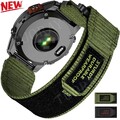 Nylon Rugged Armband für Garmin Fenix 8 E 3 HR 5 5X Plus 6 6X Pro 7 7X Quick Fit