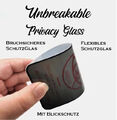2x Privacy Handy PET Keramik Flexibel Displayfolie Schutzglas Blickschutz Klar